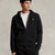 Ralph Lauren Double-Knit Full-Zip Hoodie | Black