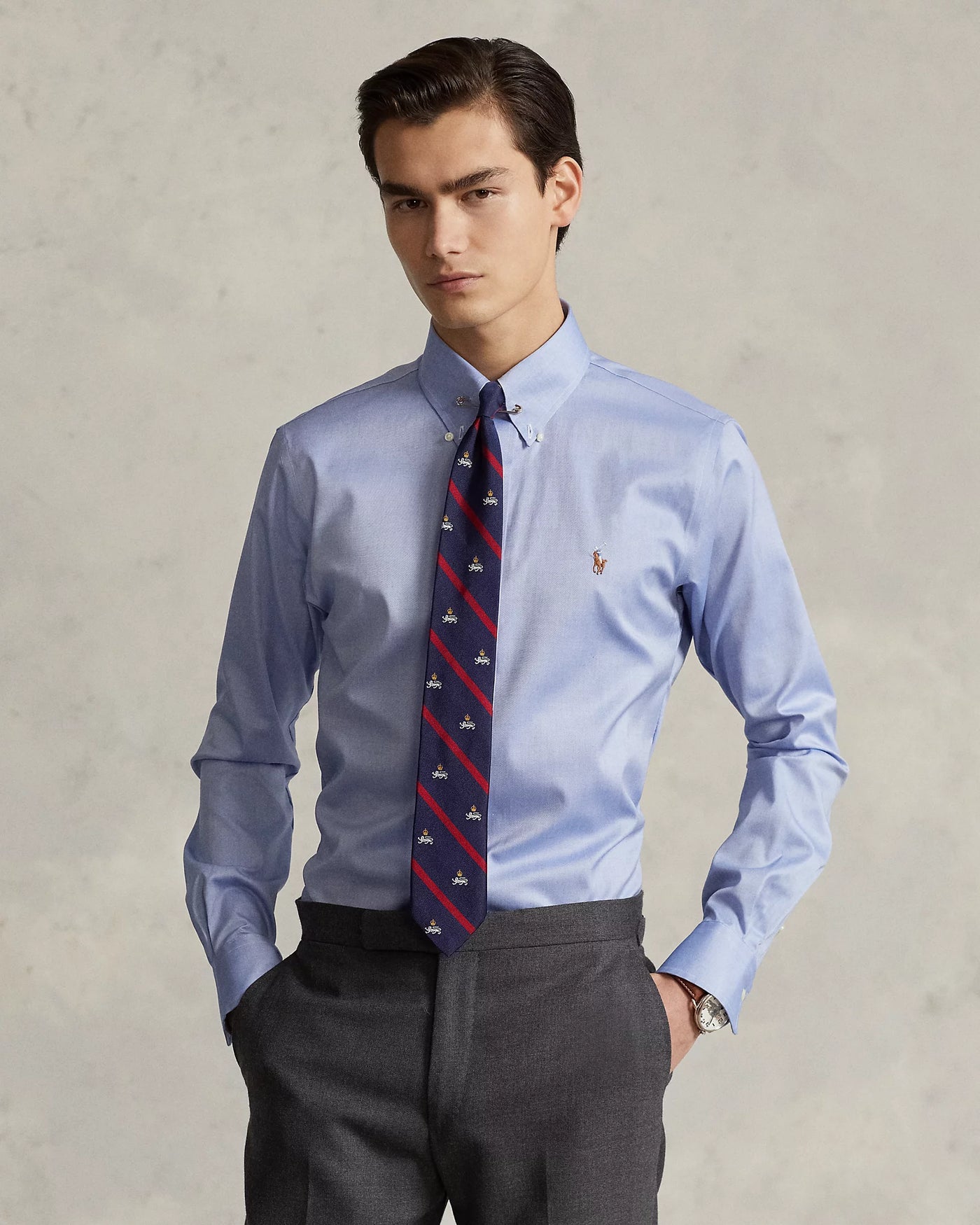 Ralph Lauren Custom Fit Oxford Shirt | True Blue