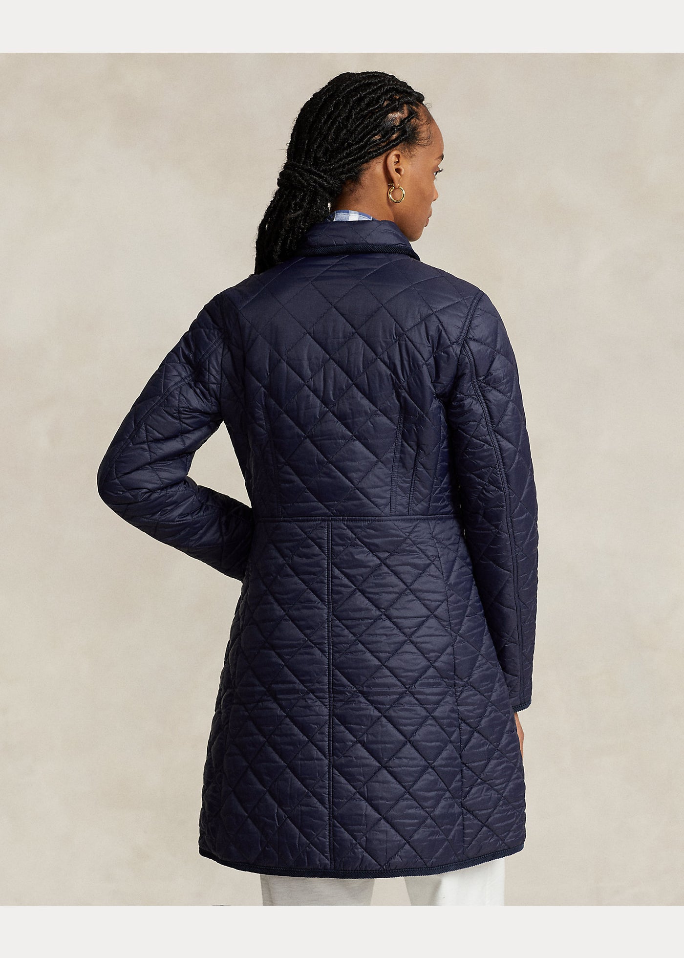 Ralph Lauren Quilted Coat | Navy