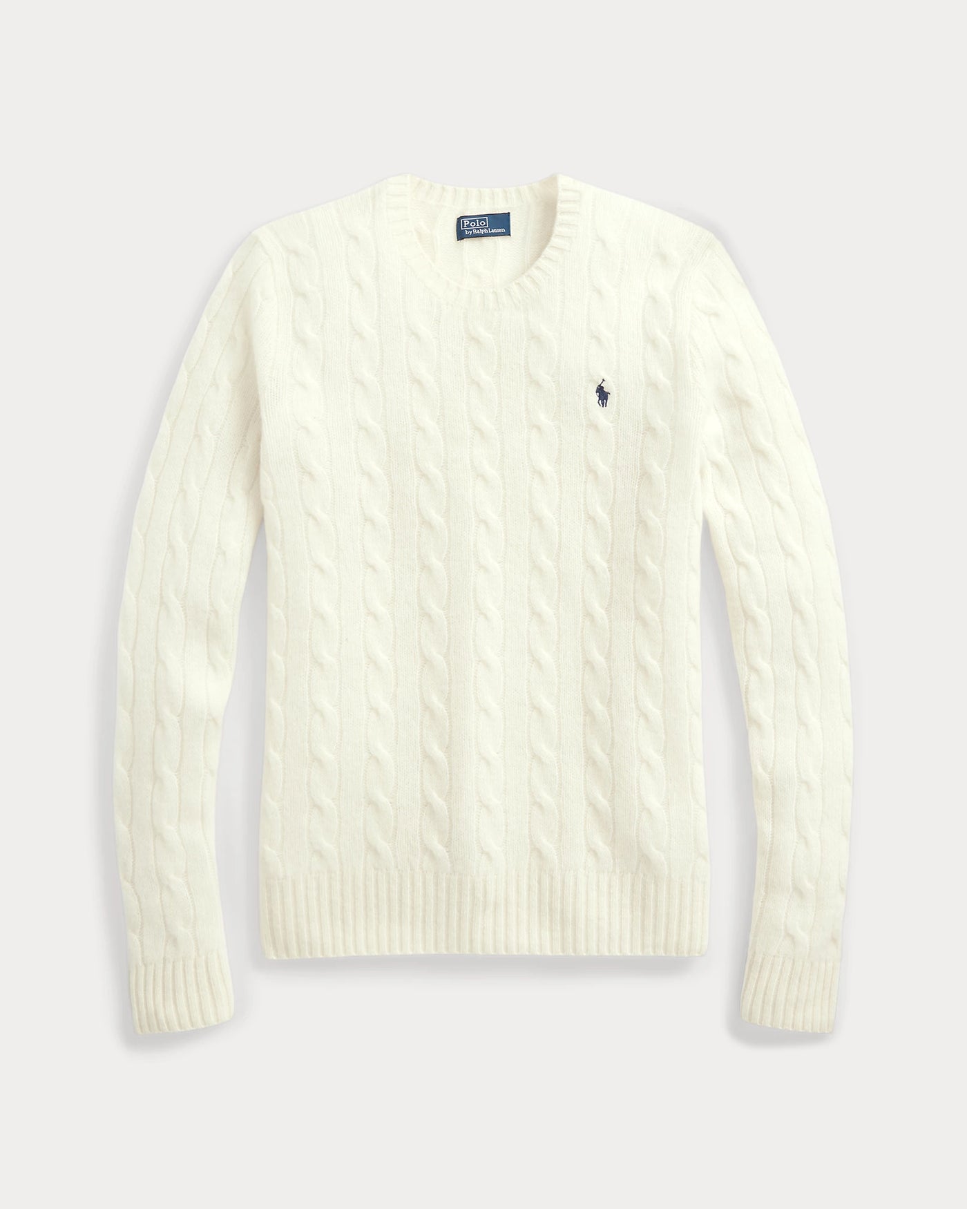 Ralph Lauren Cable-Knit Wool-Cashmere Jumper | Authentic Cream