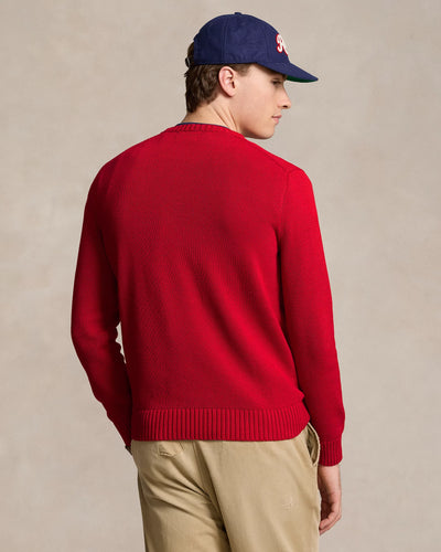 Ralph Lauren Cotton Crewneck Jumper | Red