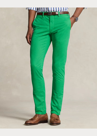 Ralph Lauren Stretch Slim Fit Chino Trouser | Green