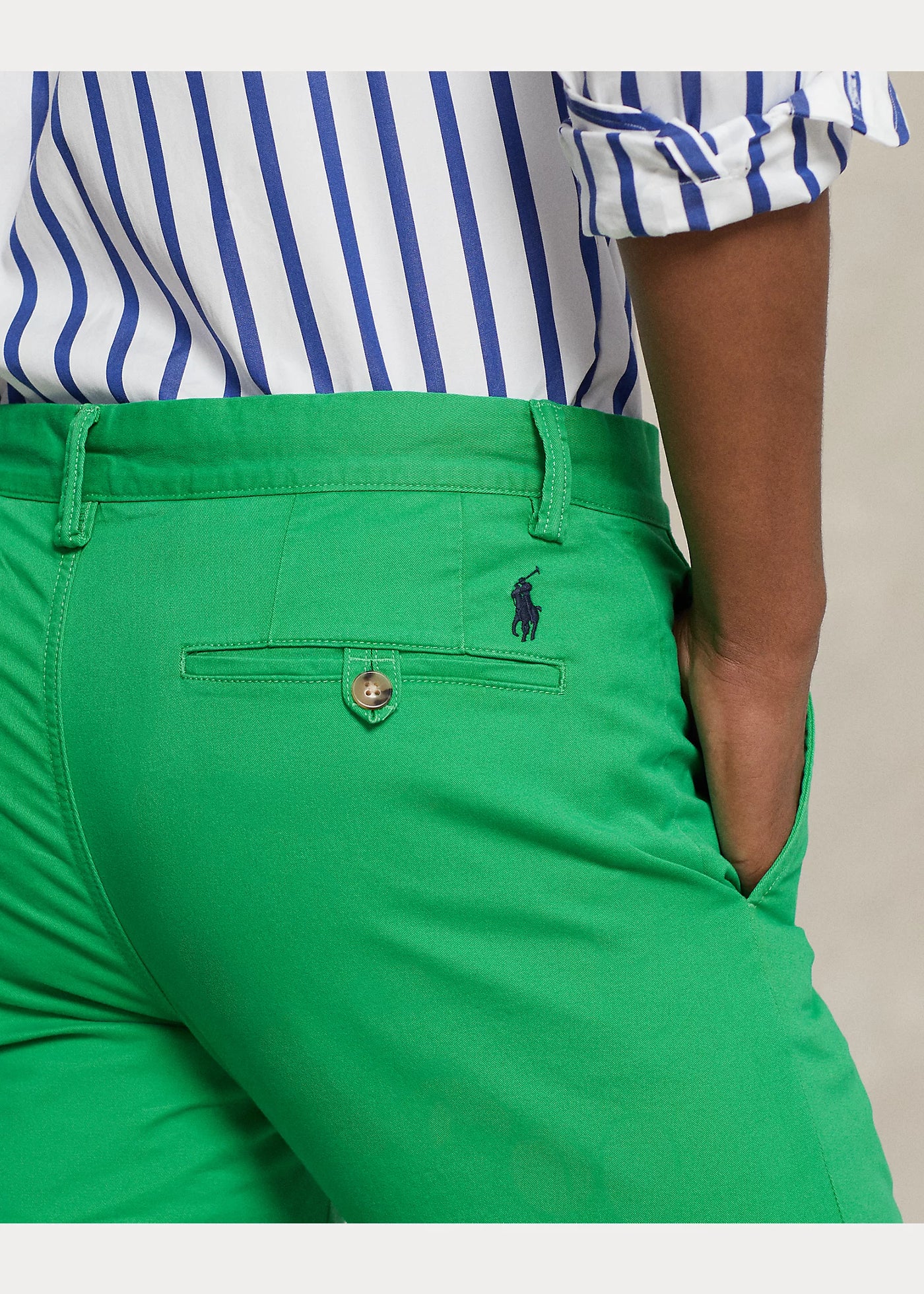 Ralph Lauren Stretch Slim Fit Chino Trouser | Green