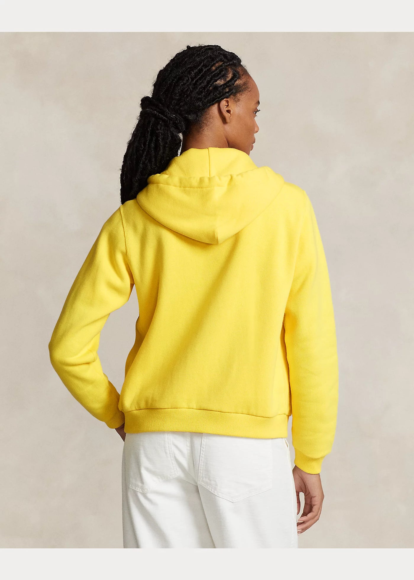 Ralph Lauren Fleece Full-Zip Cardigan | Coastal Yellow