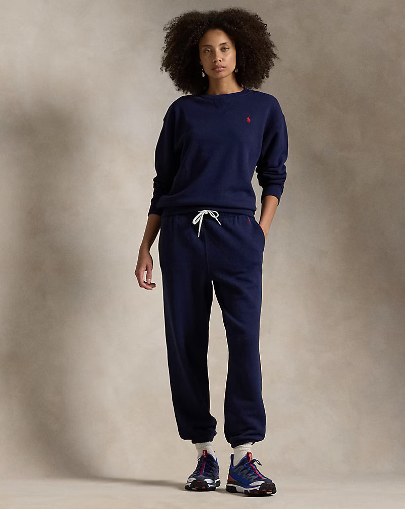 Ralph Lauren Lightweight Fleece Athletic Trouser | Cruise Navy