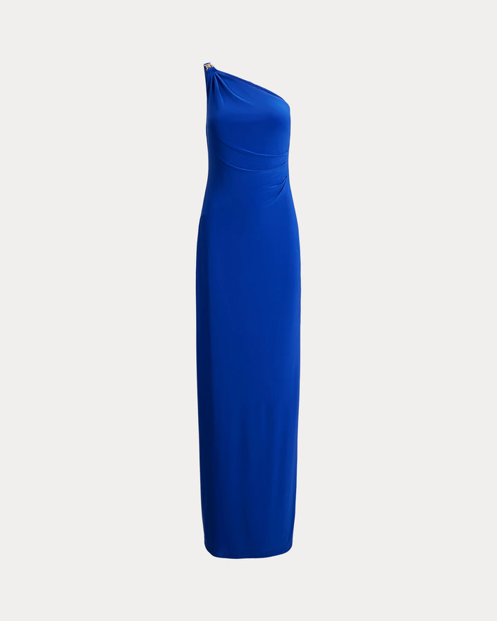 Lauren Ralph Lauren Jersey One-Shoulder Gown | Cruise Royal