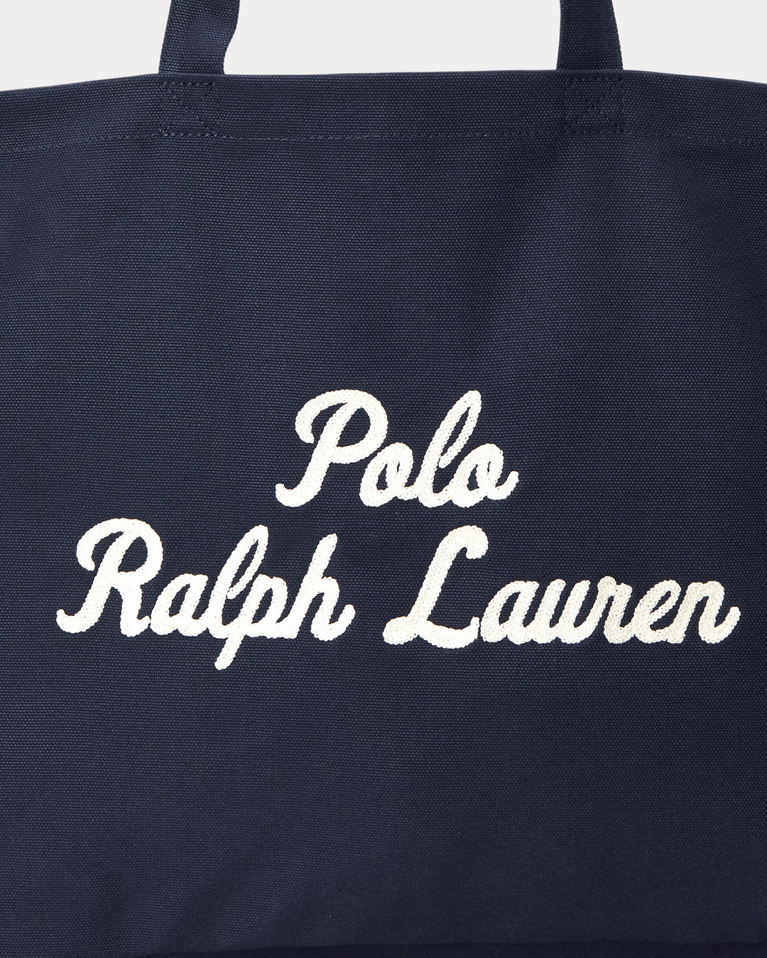 Ralph Lauren Embroidered Canvas Tote | Newport Navy