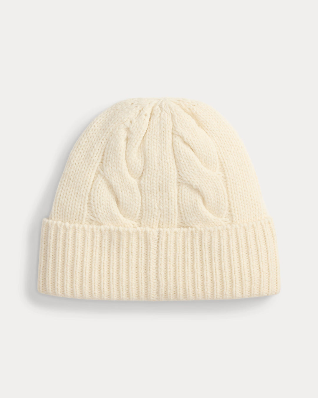 Ralph Lauren Polo Bear Cable Wool-Blend Beanie | Cream