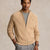 Ralph Lauren Textured Cotton Full-Zip Jumper | Camel Melange