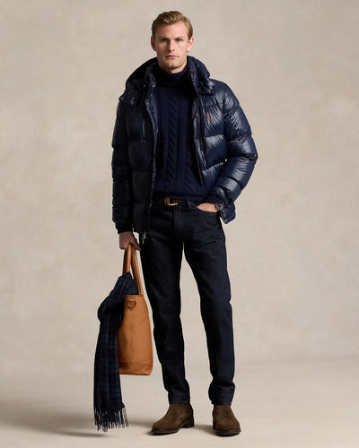 Ralph Lauren The Gorham Glossed Down Jacket | Navy