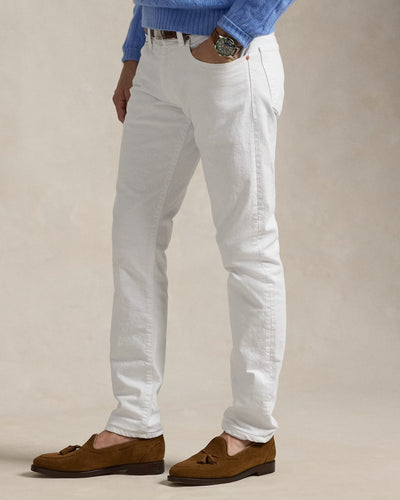Ralph Lauren Sullivan Slim Polo Pony Stretch Jean | White