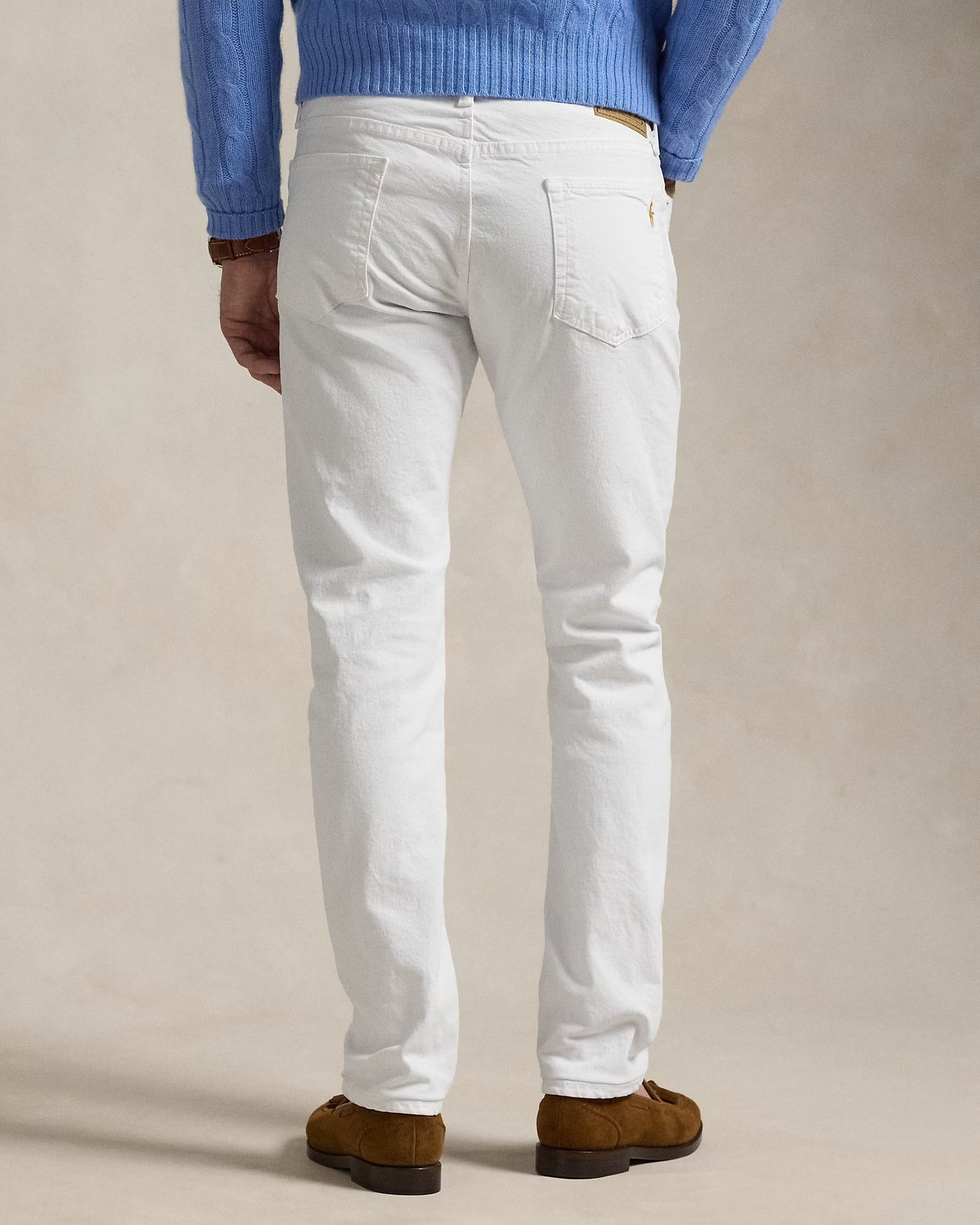 Ralph Lauren Sullivan Slim Polo Pony Stretch Jean | White