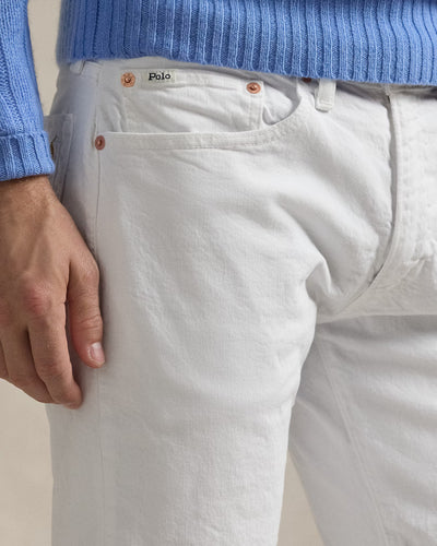 Ralph Lauren Sullivan Slim Polo Pony Stretch Jean | White