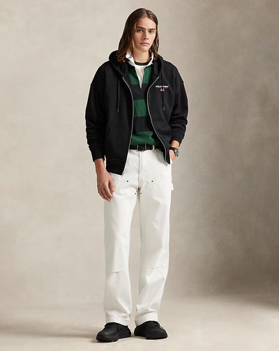 Ralph Lauren Relaxed Fit Polo Hoodie | Black
