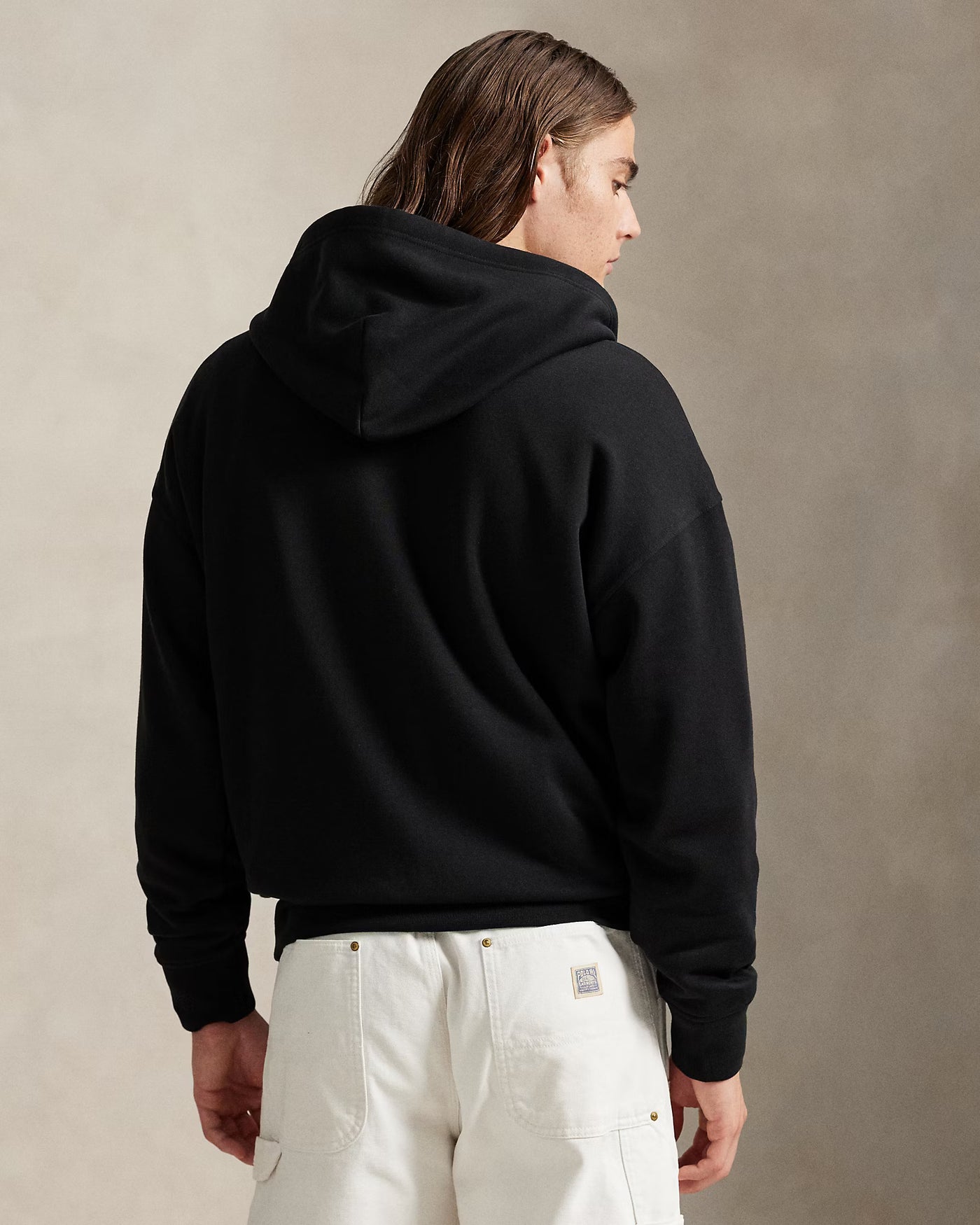 Ralph Lauren Relaxed Fit Polo Hoodie | Black