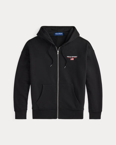 Ralph Lauren Relaxed Fit Polo Hoodie | Black