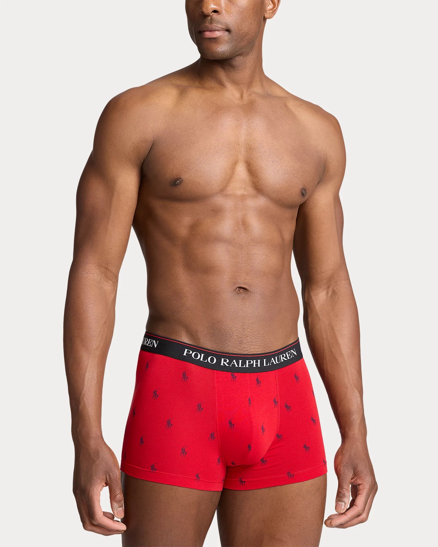 Ralph Lauren Classic Stretch-Cotton Boxer 2-Pack | Red/Navy