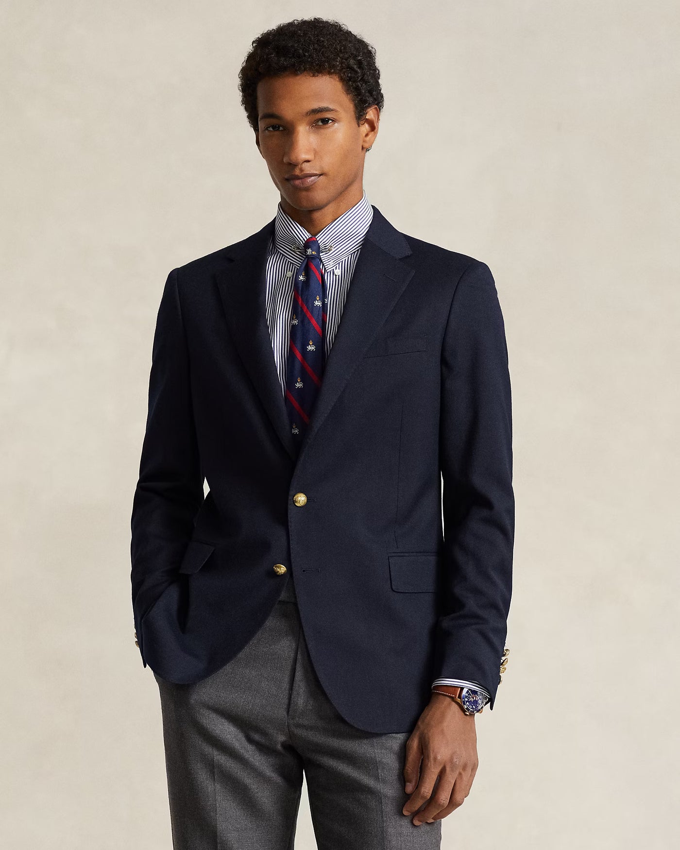 Ralph Lauren Polo Modern Gabardine Blazer | Navy