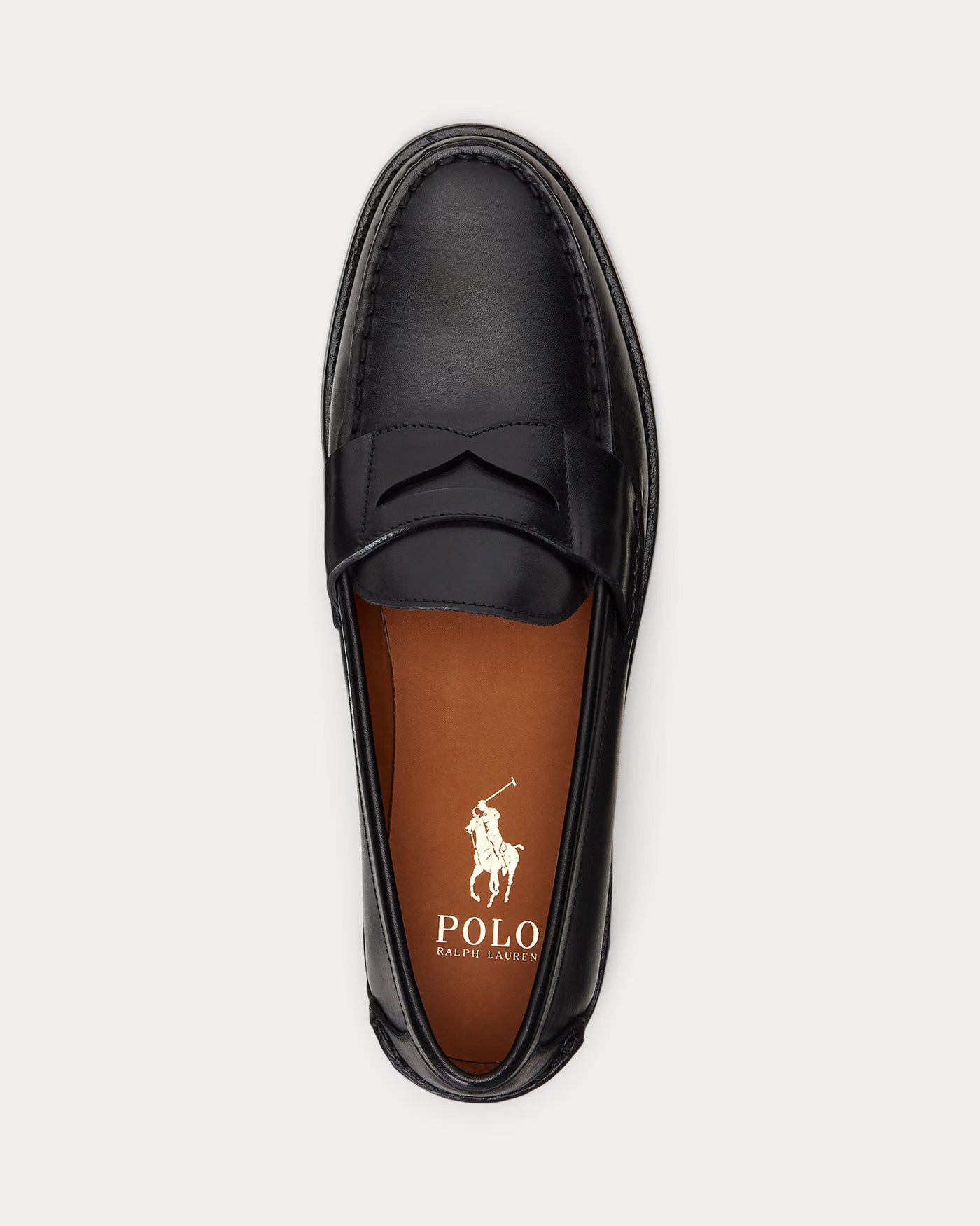 Ralph Lauren Alston Leather Penny Loafer | Black