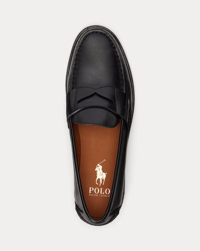Ralph Lauren Alston Leather Penny Loafer | Black