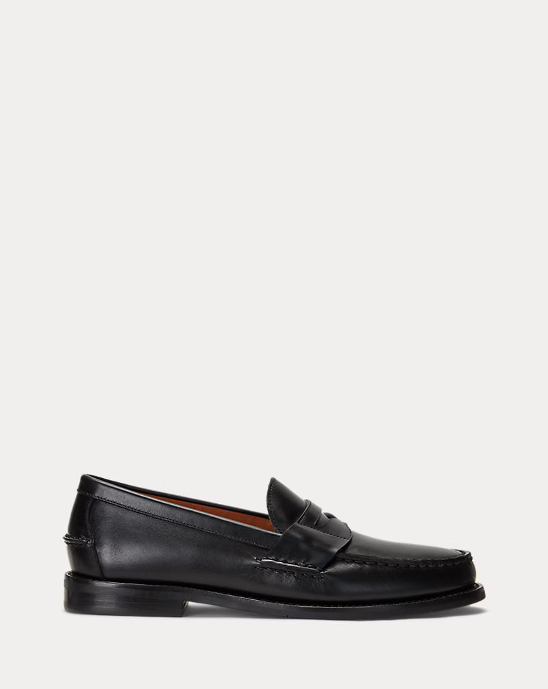 Ralph Lauren Alston Leather Penny Loafer | Black