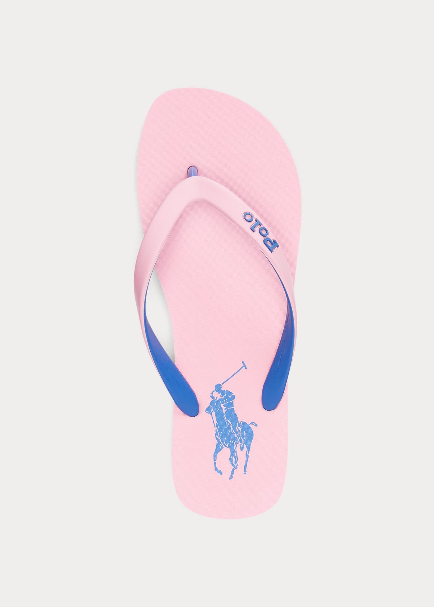 Ralph Lauren Bolt Big Pony Flip-Flop | Pink/Dusty Blue
