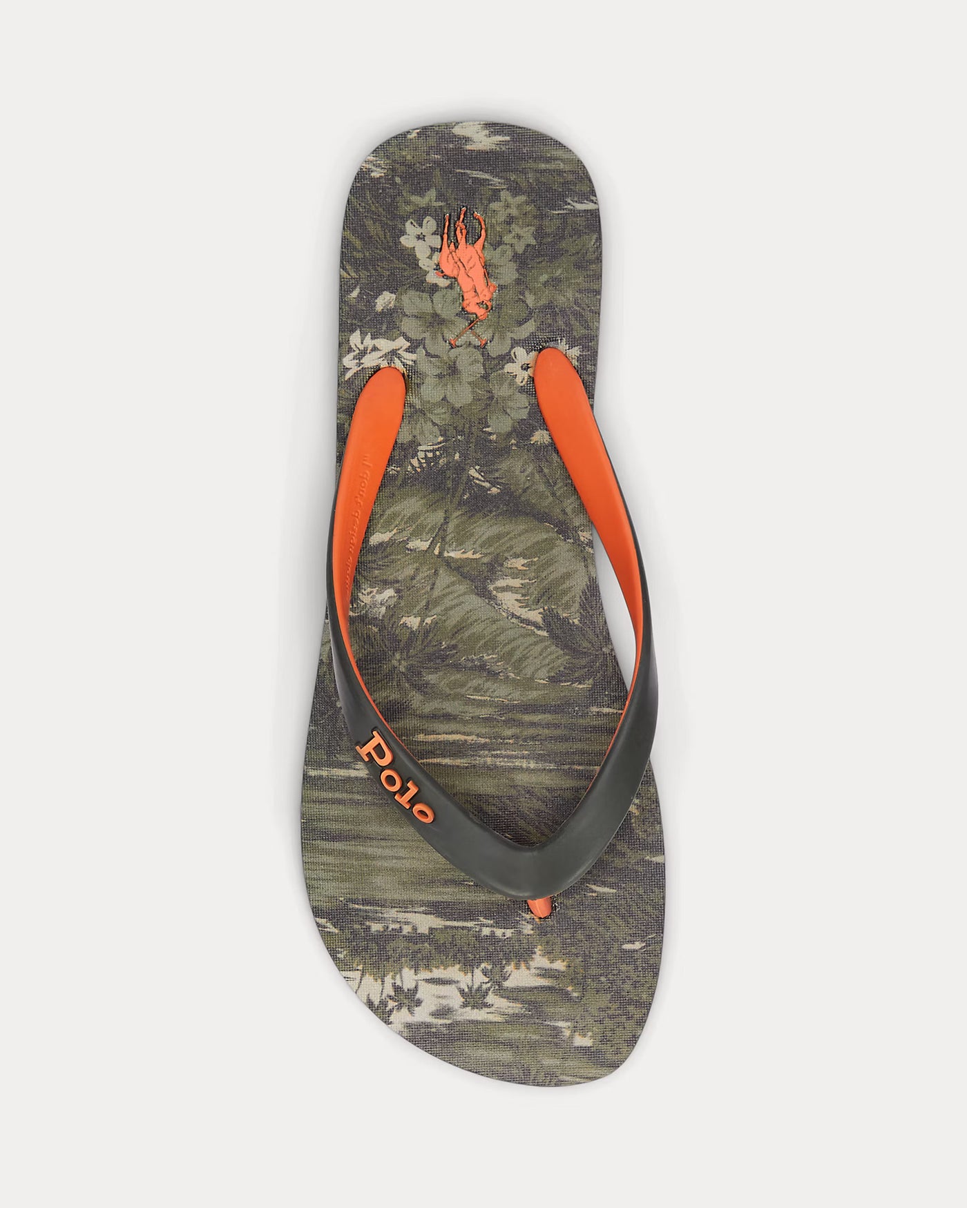 Ralph Lauren Men's Bolt Print Flip-Flop | Orange Scenic