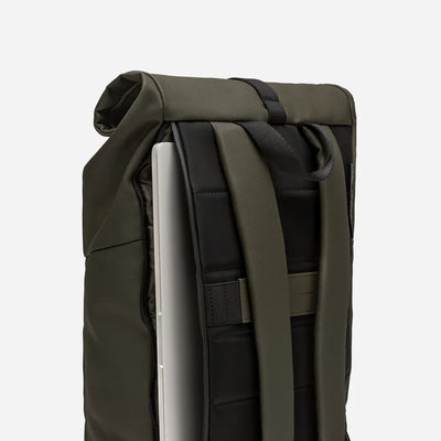 Horizn Studios SoFo Rolltop Backpack X Water-sealed cotton canvas | Olive