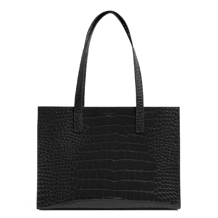 Ted Baker Welona Elongated Croc Icon Bag | Black