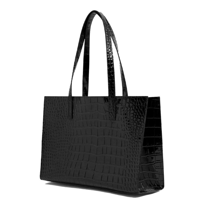Ted Baker Welona Elongated Croc Icon Bag | Black