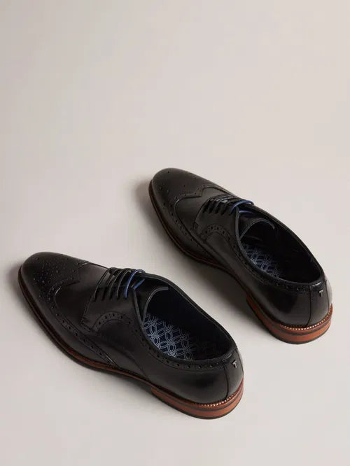 Ted Baker Markuse Brogue Derby Formal Shoes | Black