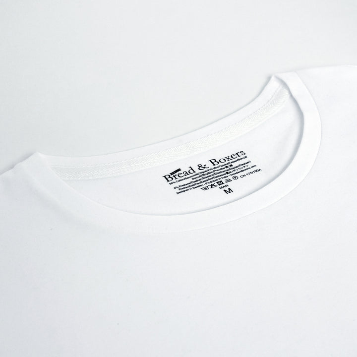 Bread & Boxers Men's Underwear Crew-Neck | WHITE