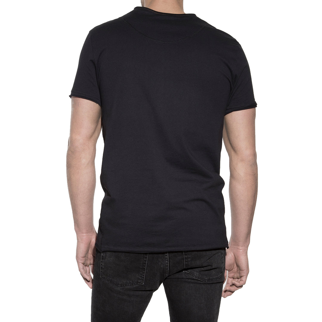 Bread & Boxers Relaxed Men's Underwear Crew-Neck | BLACK