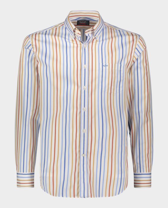 Paul & Shark Shirt Regular Fit with Stripes | Multicolor