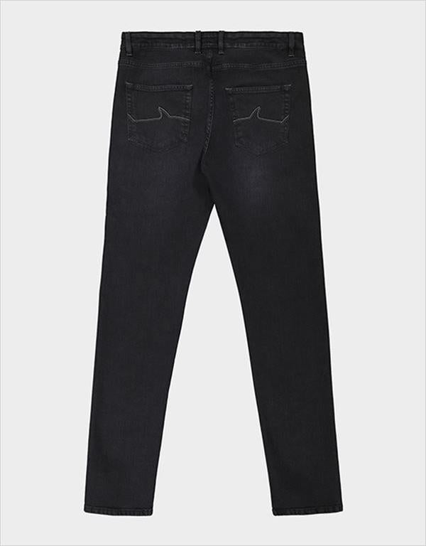Paul & Shark Black Rivet Stretch Organic Cotton Candiani Jeans | Black