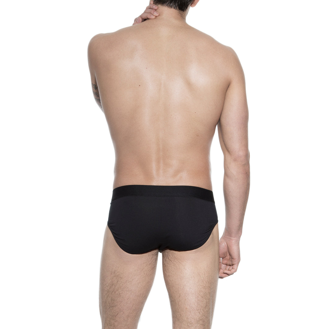 Bread & Boxers Men's Underwear Brief | BLACK