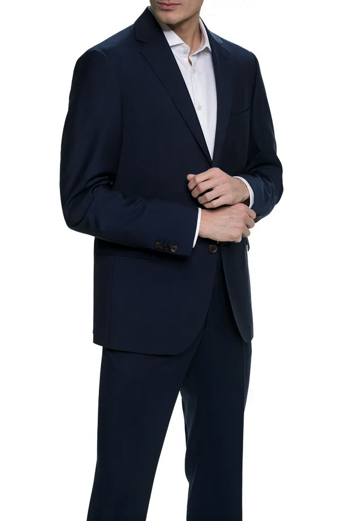 Edward Dressler Suit Shaped Fit | Navy Blue