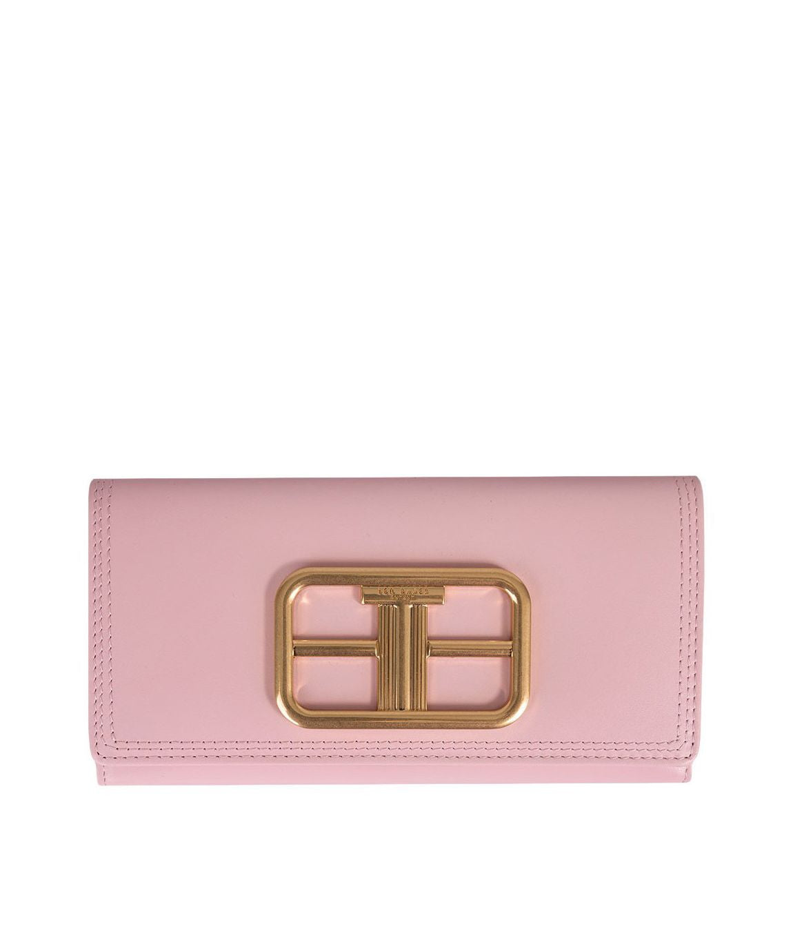 Ted Baker Tikay Statement Hardware Leather Purse | Pale Pink