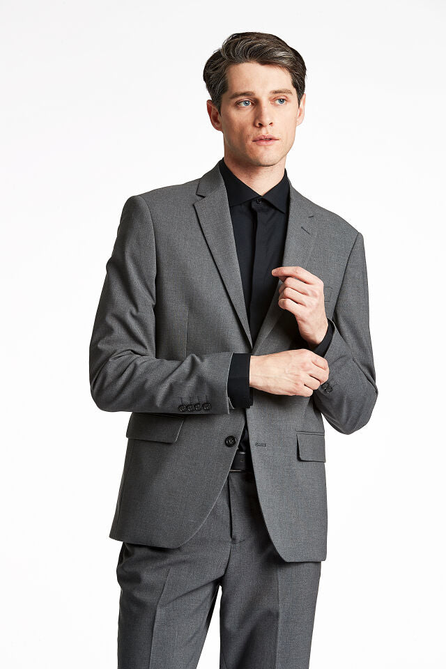 Lindbergh Plain Suit Slim Fit | Grey