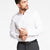 Lindbergh Plain Fine Twill Non Iron Stain Resistant Shirt | White