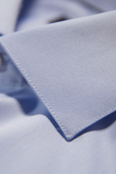 Lindbergh Plain Fine Twill Non Iron Stain Resistant Shirt | Light Blue