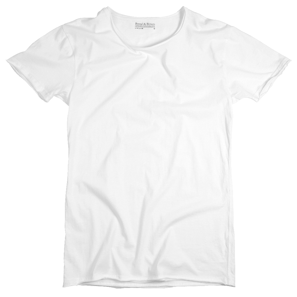 Bread & Boxers Men's Underwear Bread & Boxers Men's Underwear Crew-Neck Relaxed | WHITE