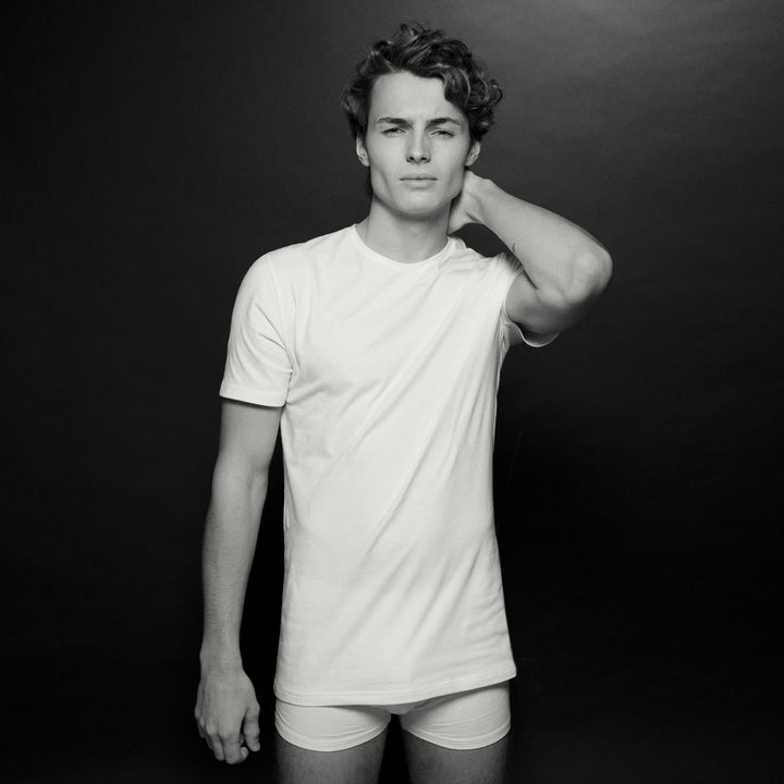 Bread & Boxers Men's Underwear Bread & Boxers Men's Underwear Crew-Neck | WHITE