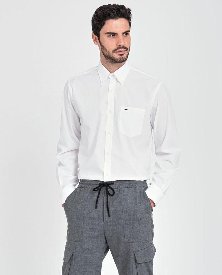 Paul & Shark Cotton Poplin Shirt | White