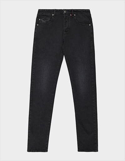 Paul & Shark Black Rivet Stretch Organic Cotton Candiani Jeans | Black
