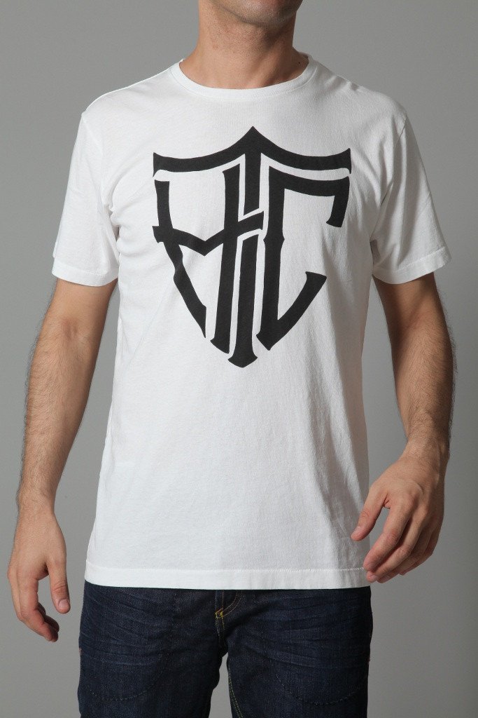 HTC Men's Tshirt HTC T-shirt HTC logo Short Sleeve | WHITE