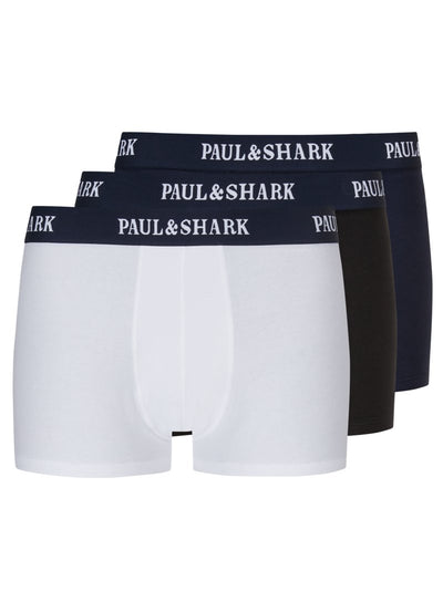 Paul & Shark Boxers 3-Pack | Blue / Black / White