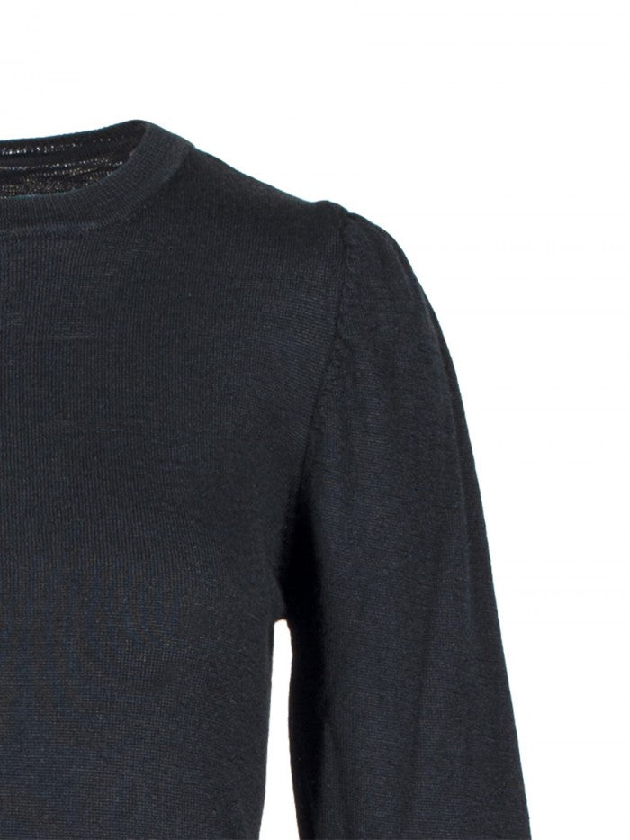 Anonyme Sweater Ruffled Sleeve | Black
