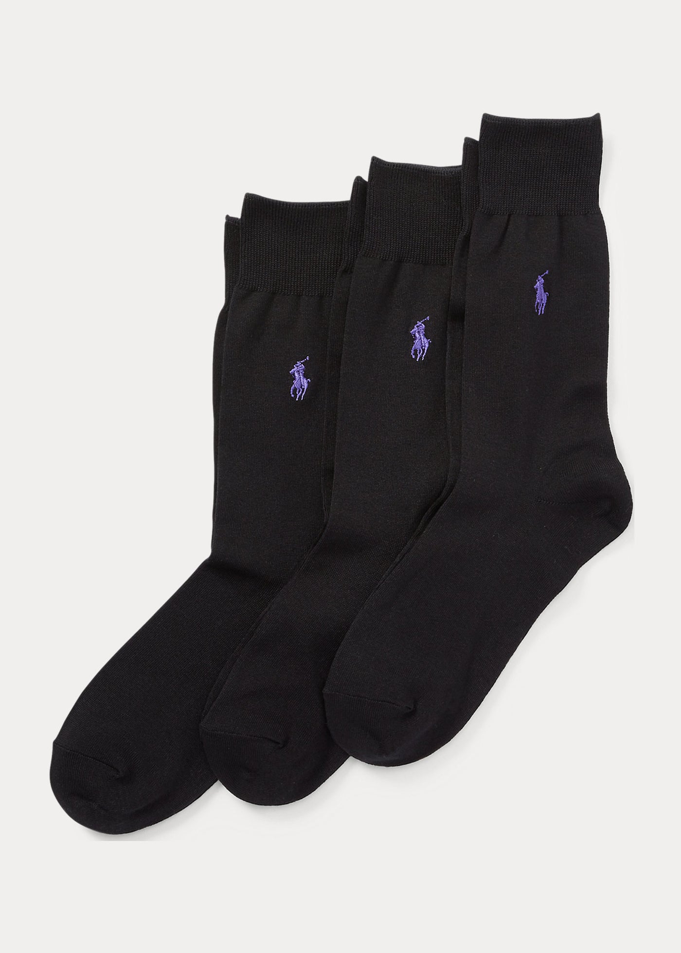 Ralph Lauren Trouser Sock 3-Pack | Black