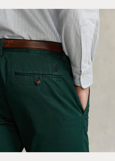 Ralph Lauren Stretch Slim-Fit Twill Trouser | College Green